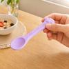 Baizihuahu Silicone Cat Feeding Spoon, Treat Scoop for Wet Food, Non-Slip Paw Handle Pet Food Mixing Supplies