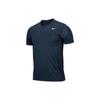 Slim Fit Crew Neck Logo T-Shirt Men Tops Blue 718834-451