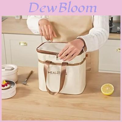 Oxford Cloth Lunch Bag With Insulation For Travel And Work Use