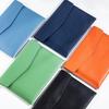 A4 Leather Document Folder with Snap Closure - Business Briefcase for Office, Contracts, and Receipts.