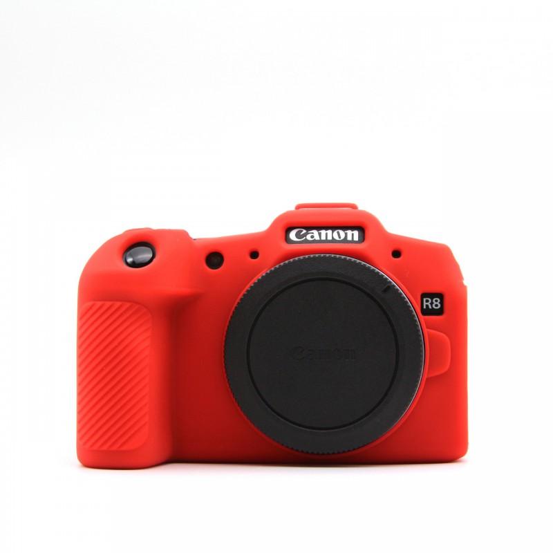 כיסוי סיליקון למצלמה Canon EOS R8 ללא מראה - כיסוי מגן עמיד בפני זעזועים ושריטות, במגוון צבעים