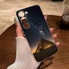 The E-Egyptian -P-Pyramids Clear Phone Case for Samsung Galaxy A71, A70, A52, A51, A40, A30