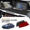 Carbon Fiber Style Interior Sticker for Honda Accord 2013 2014 2015 2016 2017 LHD Central Screen Frame Interior Panel