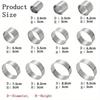 11 pezzi/set Tagliabiscotti rotondi in acciaio inox DIY Pasticceria Cerchi anello per cottura