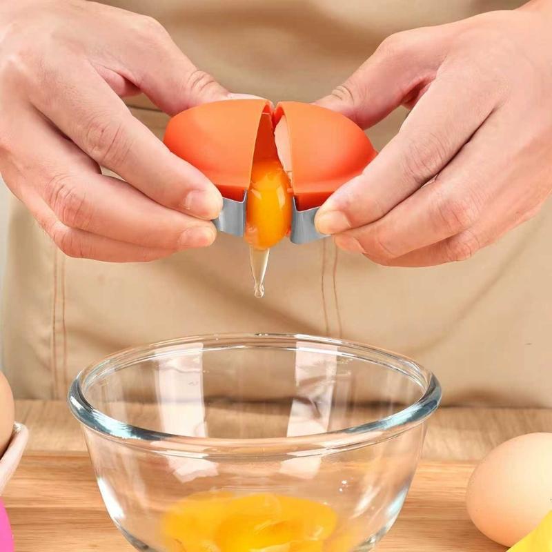 Dishwasher Safe Multipurpose Kitchen Tool Eggs Shell Opener for Beating Eggs and Opening Shell Suitable Various Eggs Size