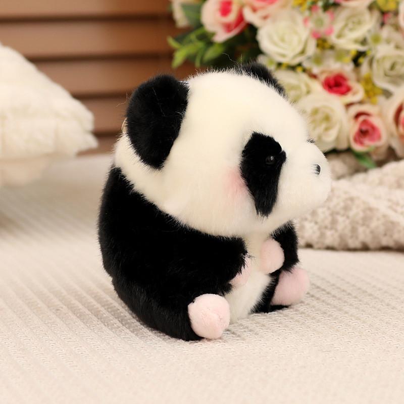 Fluffy And Cute Plush Animal Character Keychain Ideal For Bag Charm And Gift
