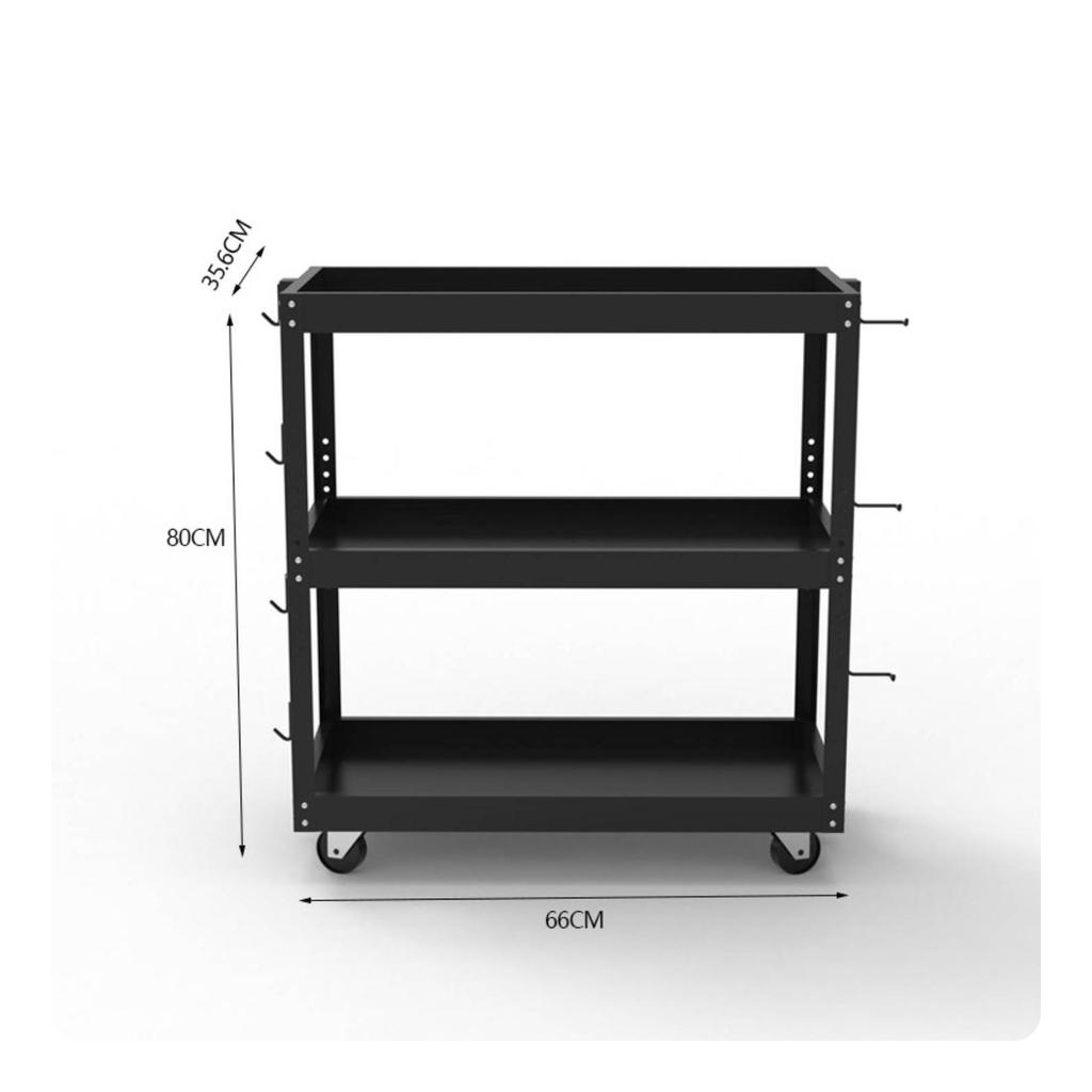 Lat Pulldown Handle Rack Easy to Organize Gym Accessory Organizer Mobile Wheels