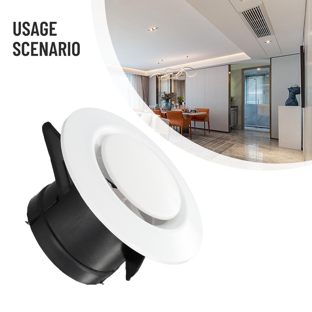Exhaust Hood Tuyere Ceiling Air Supply Mountable HOT AIR Vent Grille Cover Easy Diffuser Central Air Conditioning Exhaust Vent