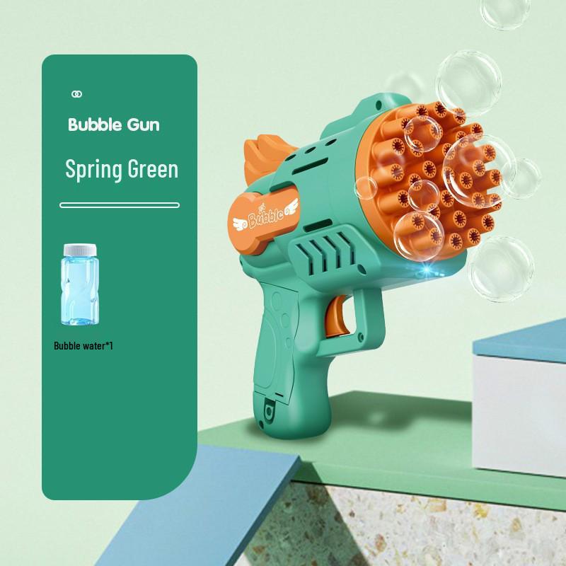 40-Hole Little Dinosaur Handheld Bubble Blower - Automatic Outdoor Toy for Kids