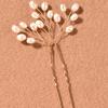 3Pcs Pearls Wedding Bridal Hair Pins Anti-slip Stable Grip Wedding Bridal Headdress for Friends Girlfriend Wife Novel Gift