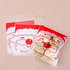 100 Stück Weihnachten Henkeltasche für Süßigkeiten Schokolade Keks Nougat Keks Weihnachten Verpackung Geschenk