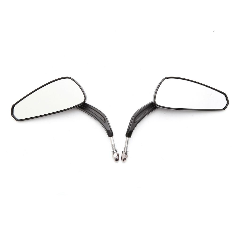 Motorcycle Left Right Rear View Mirrors For Harley Davidson Street Glide Road King Black and Chrome Side Mirror
