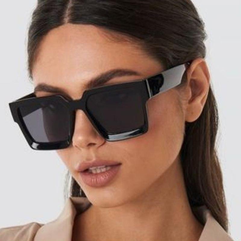 Candy Colors Square Sunglasses Woman Vintage Brand Designer Sun Glasses Female Fashion Gradient Green Black