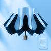 Automatic Folding Umbrella for Men, Enlarged, Reinforced, Thickened, Sturdy, Wind-Resistant, Dual-Use for Sun and Rain, Sunshade Umbrella