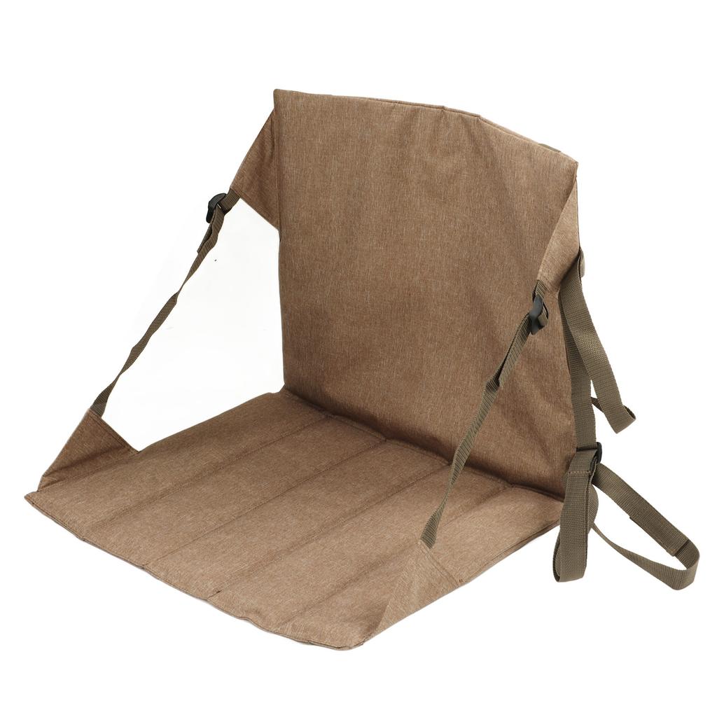 Folding Stadium Cushion 600D Oxford Cloth with Backrest Portable Stadium Seats for Outdoor Camping