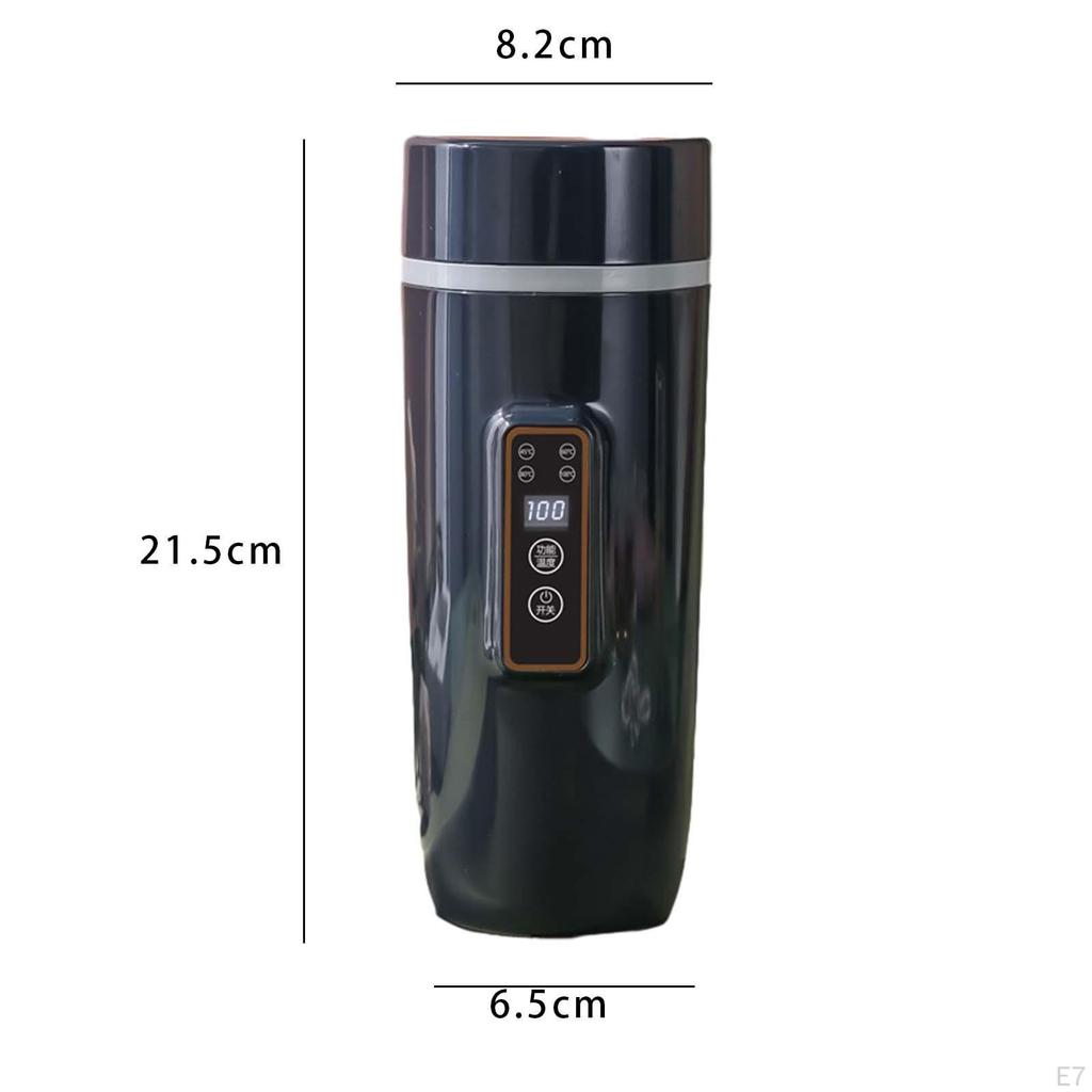 Elektrická ohřívací nádoba Nerezová přenosná konvice pro Office Hotel Travel zelená