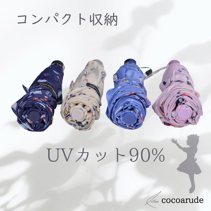 Pen Thin Folding Umbrella Rib 50cm Blue Umbrella for both sunny and rainy days Parasol Rain Umbrella UV protection UV protection Sun protection