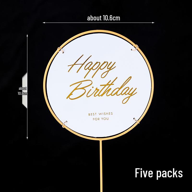 Toppere de tort fluturi roz cu margini aurii - Perfecte pentru sărbătorile de ziua de naștere ale prințeselor