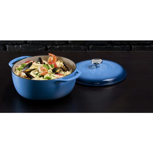 Lodge Enamel Dutch Oven, Blue, 5.7L, EC6D33