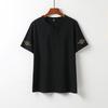 Men's Large Size Clothing T Shirts Linen Chinese Style Summer V-neck Big Short Sleeve T-shirt Male Tee Tops Plus
