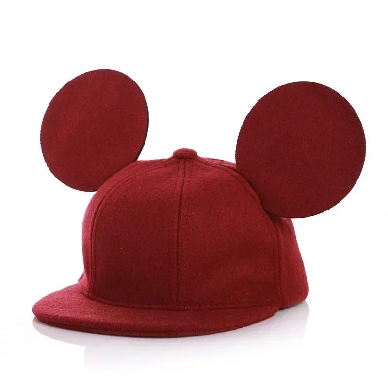 Men's and Women's Fashion Casual Mouse Ears Baseball Cap Adjustable Comfortable Breathable Children's Hip Hop Duck Tongue Cap