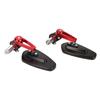 2PCS Motorcycle Rearview Mirror High Definition Clear View Aluminium Alloy Handlebar Side Mirrors for Motorbike