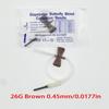Veterinary Disposable Sterile Double-Bladed Venous Blood Collection Needle for Cats and Dogs, 50-Pack Affordable Packaging