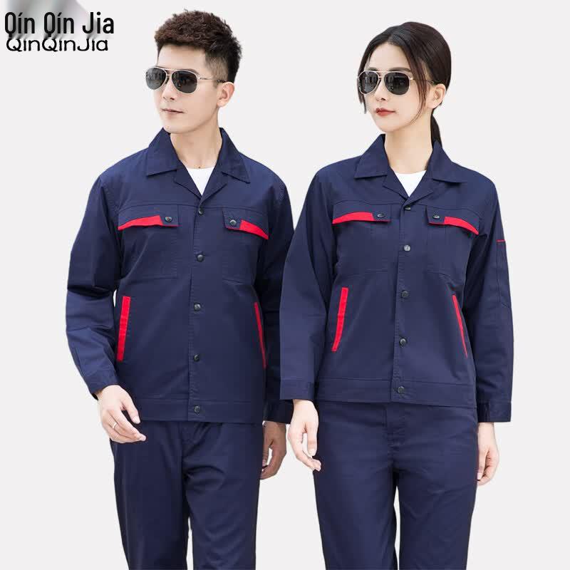 Men s Summer Long-Sleeve Work Uniform Set 175