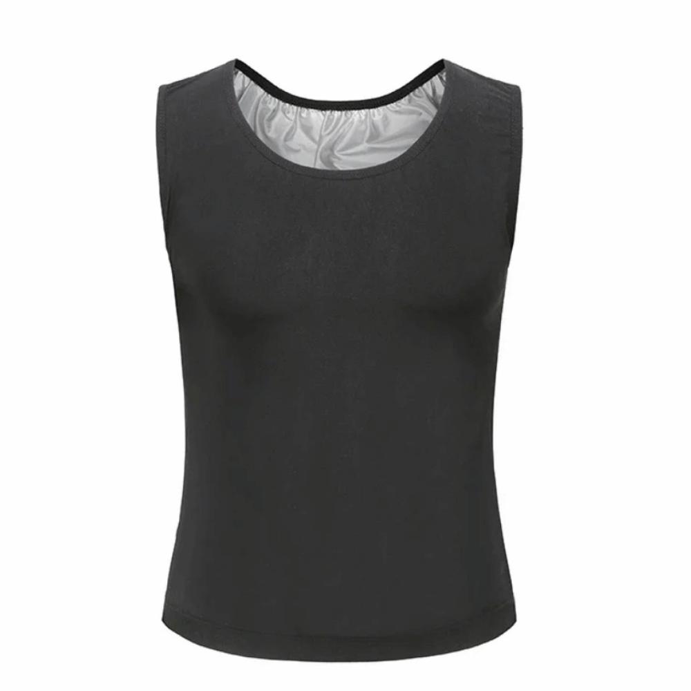 Sweat-resistant Sauna Sweat Vest Fat Burning Men's Sweat Vest Men Shapewear Top  Sports Training