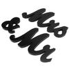 Letter Decoration Wooden Mr and Mrs Sign Unique Design Density Board Alphabet Decorative Ornaments