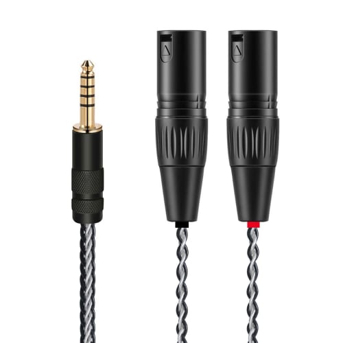Luxferre XLR To 4.4mm Converter, 4.4mm Balanced Cable, 1.2m, 4.4mm To XLR Cable, 4.4mm To 5-Pole XLR Cable, Single Crystal Copper Extension Cord, Comp