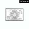 Non-Stick Silicone Baking Mat Pad Baking Sheet Glass Fiber Rolling Dough Mat Cookie Macaron Baking Mat Pastry Tools