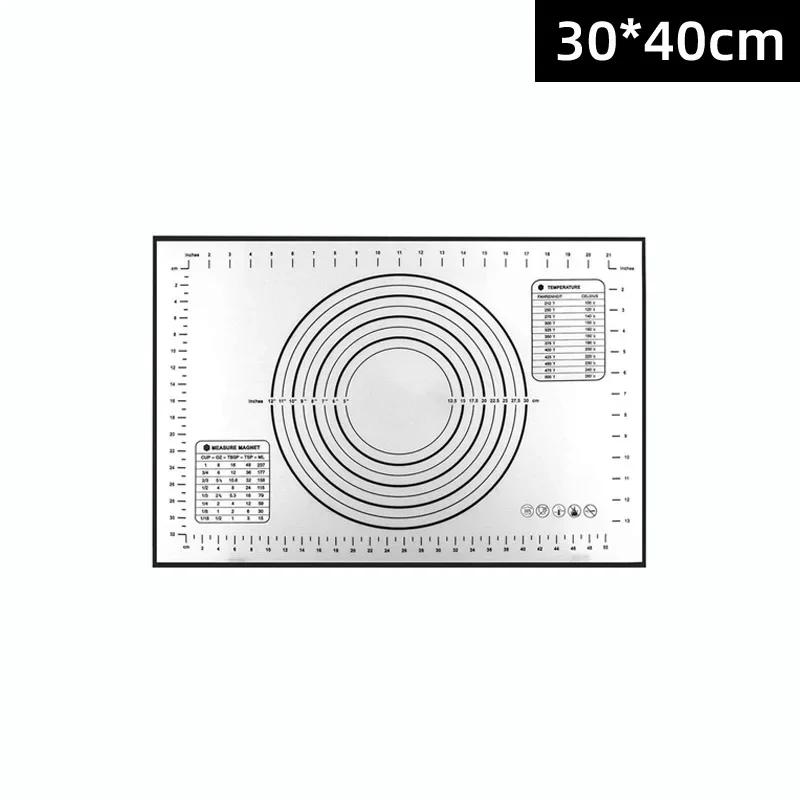 Non-Stick Silicone Baking Mat Pad Baking Sheet Glass Fiber Rolling Dough Mat Cookie Macaron Baking Mat Pastry Tools