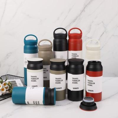 Harajuku Frosted Stainless Steel Thermos - Portable Japanese Style Cup