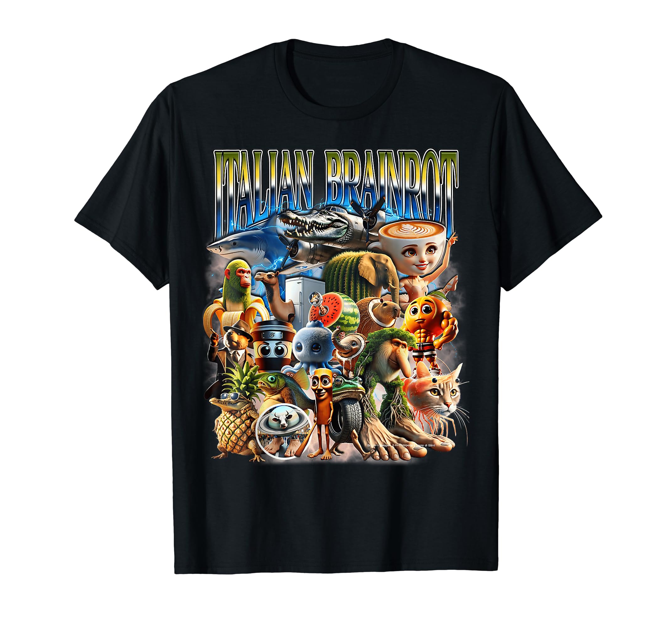 

ITALIAN BRAINROT Funny Italian Brainrot Meme Character T-Shirt