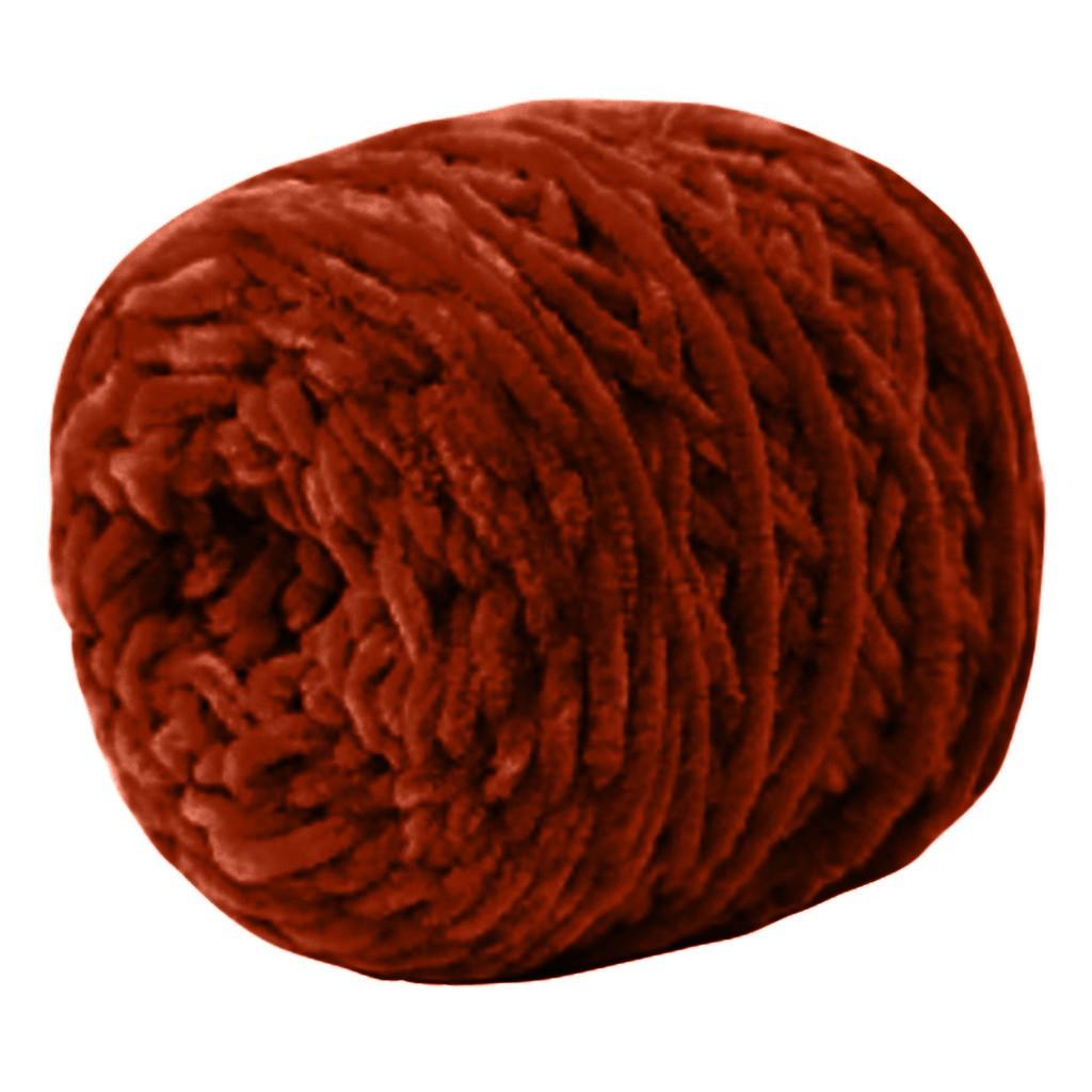 Soft Gold Velvet Knitting Yarn DIY Shawl Scarf Crochet Thread  WoollenYarn