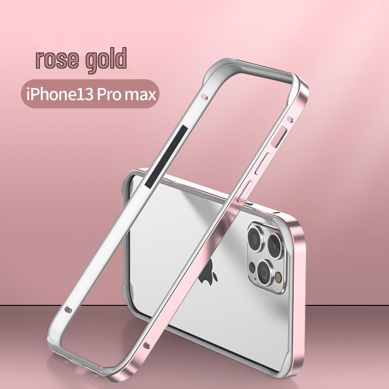 Ultra-Thin Metal Frame Anti-Fall Case for Apple 17 Pro Max & 15 - Aluminum Alloy