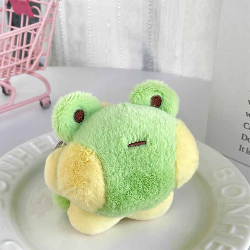 Adorable Creative Wreath Plush Animal Keychain Cute Bear Rabbit Child Backpack Decoration Gift