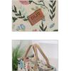 New Handbag Floral Print Lunch Bag Large Capacity Thermal Thickened Thermal Insulation Bag Waterproof Insulated Bag Women
