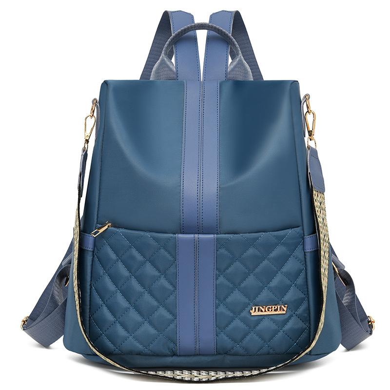 Rhomboid Backpack Women's Large Capacity Lightweight Waterproof Travel Bag Multifunctional Shoulder Bag