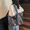 Summer Large-capacity High-end Sense Work Commute Tote Bag Women's New Printed Vacation Shoulder Bag