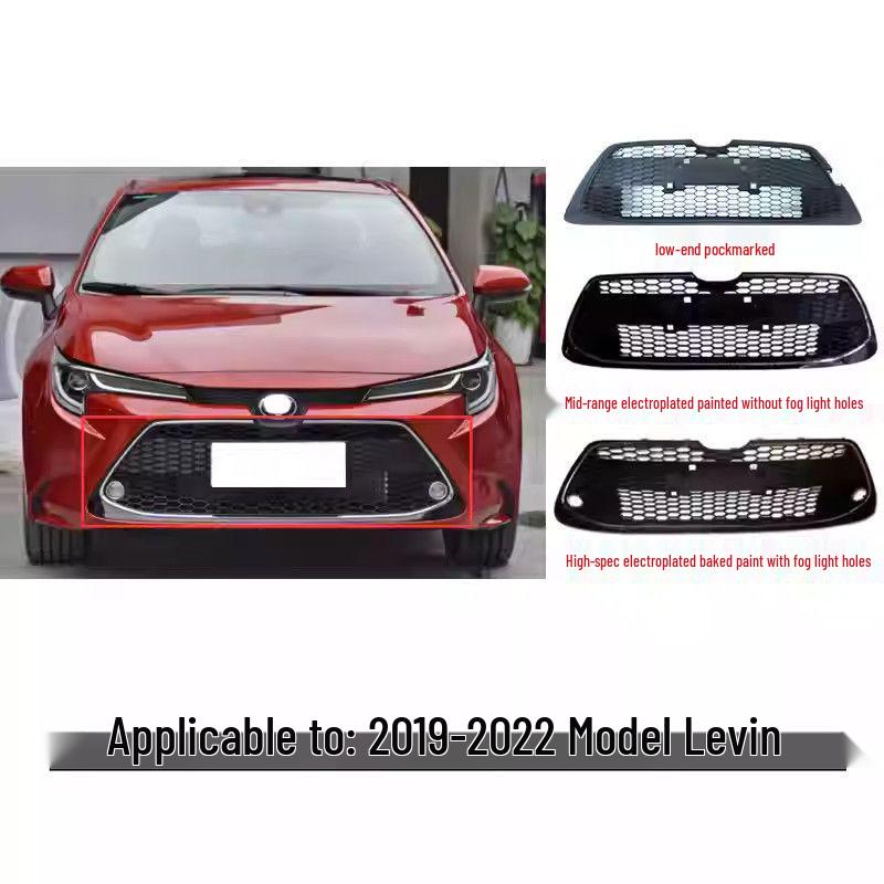 Compatible Front Bumper Lower Middle Grille for Levin Models (2019-2023)
