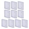 10pcs Shower Curtain Clips Self Adhesive Clips Reliable Curtain Support