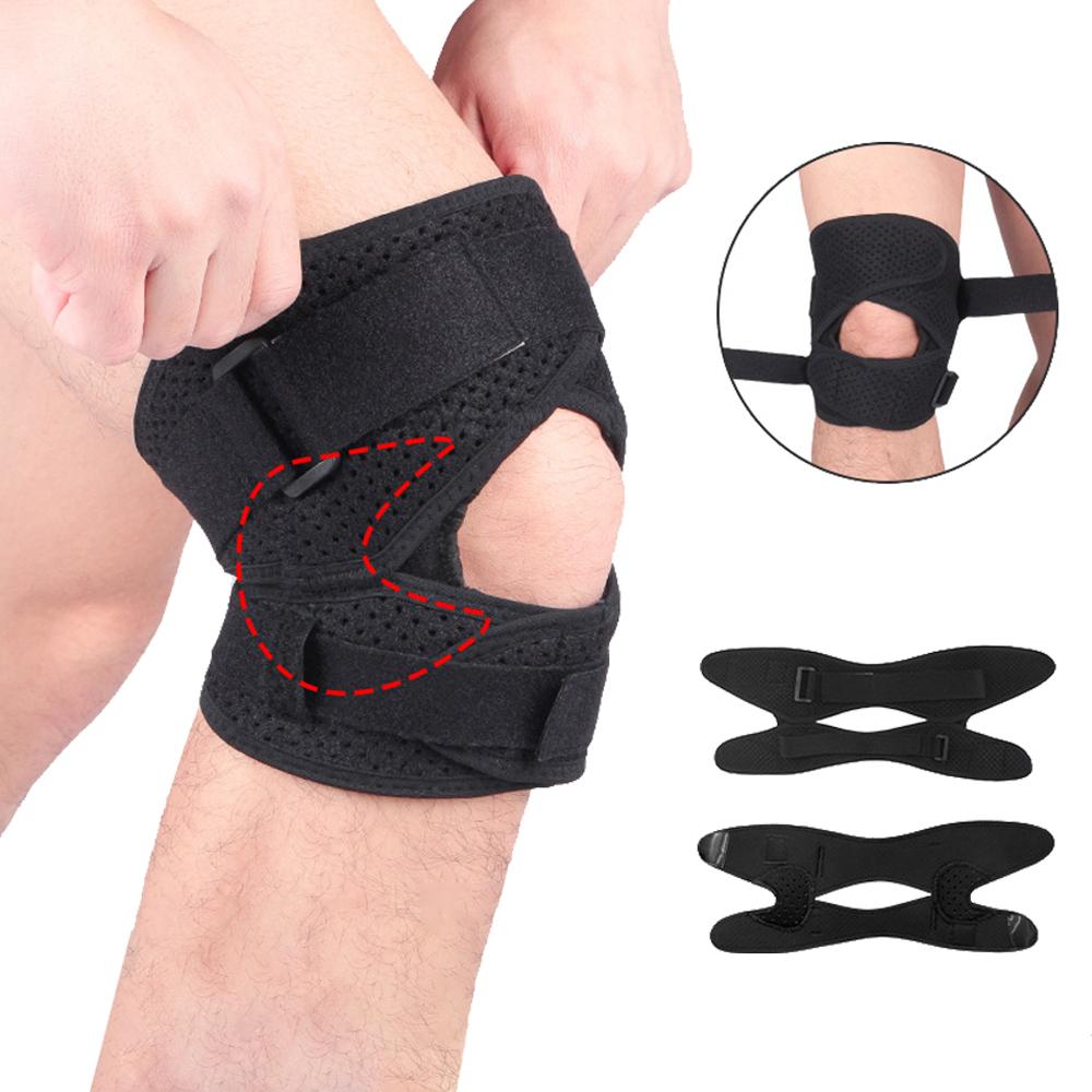 

1 шт. Компрессионный наколенник при артрите для женщин и мужчин, бандаж на коленную чашечку, защита колена, спортивная регулируемая поддержка колена, разрыв мениска One size fits most