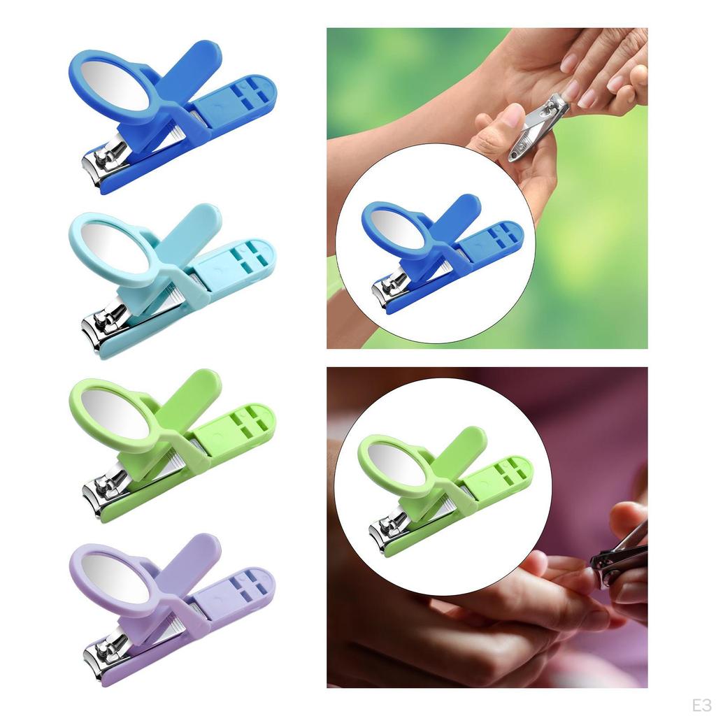 Ergonomic Nail Care Clipper Set with Built-in Light