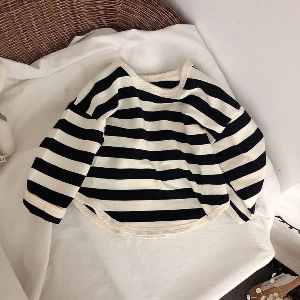 Loose Boy Girl Clothes 6M-3Y Baby Long Sleeve Soft Korean Style Kids Shirt Toddler