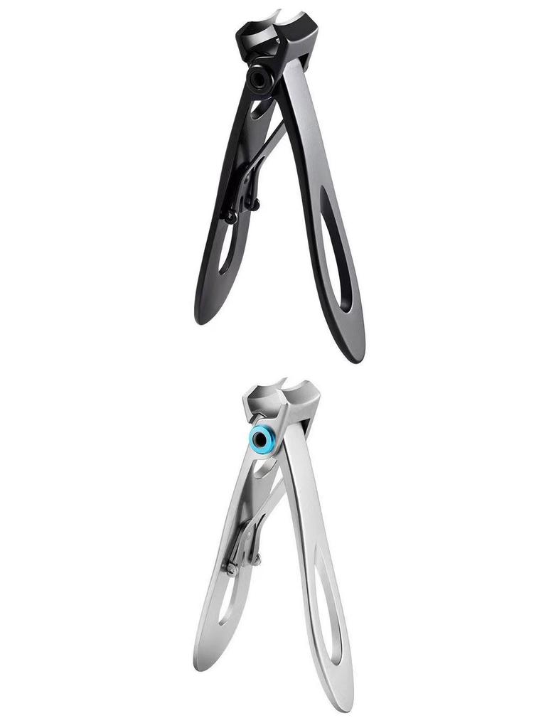 Stainless Steel Large Opening Nail Clippers - Portable Household Nail Cutter for Thick Toenails