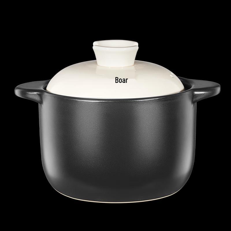 Bear Ceramic Stew Pot