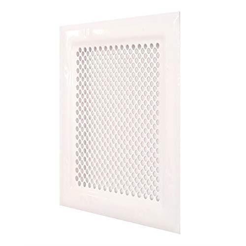 Grille d'Aération - Non spécifié - D - Acier Galvanisé - Revêtement en Poudre RAL9016 - Couleur Blanche