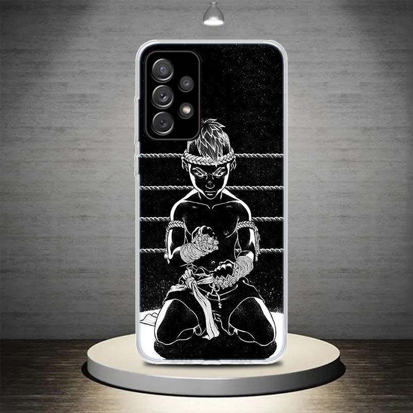 Muay Thai Fight Boxing Phone Case Cover For Samsung Galaxy A13 A14 A15 A16 A17 A53 A54 A55 A56 A33 A34 A35 A36 A23 A24 A25 A26 A